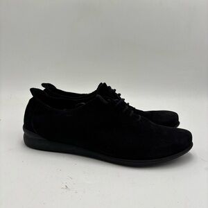 Arche Women's Black Suede Flats